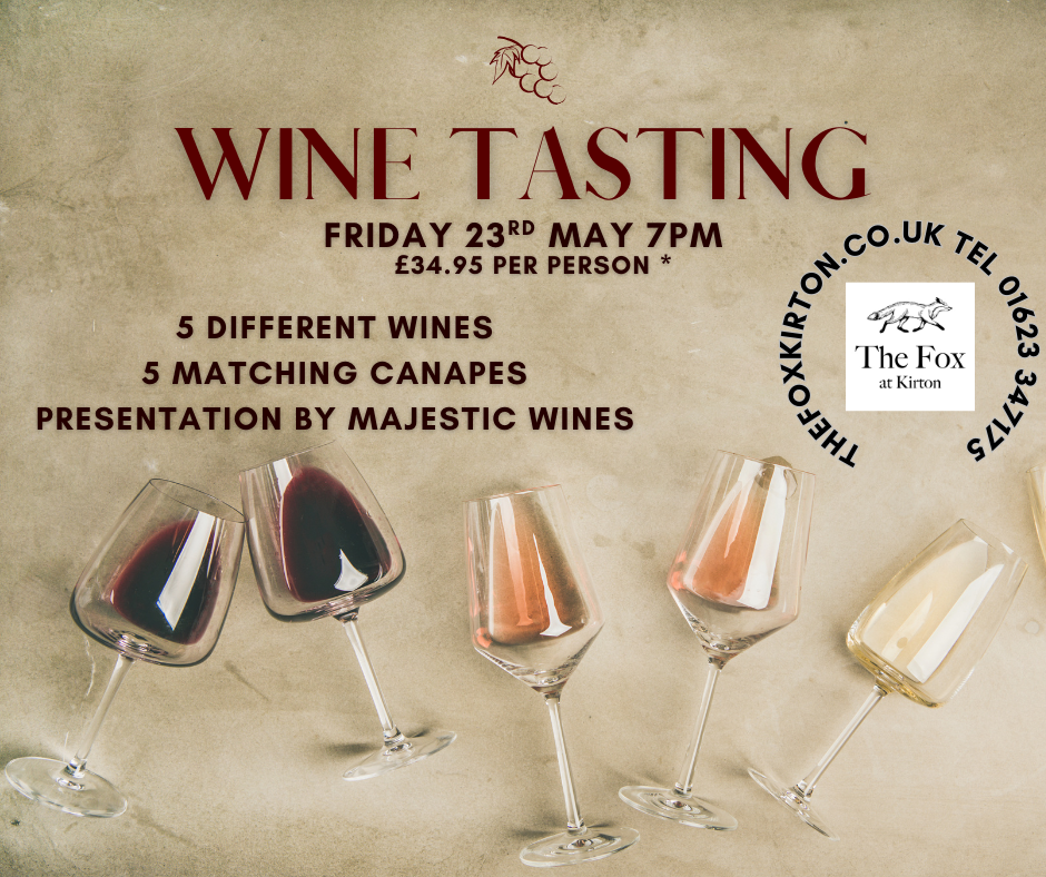 Wine Tasting at The Fox Kirton